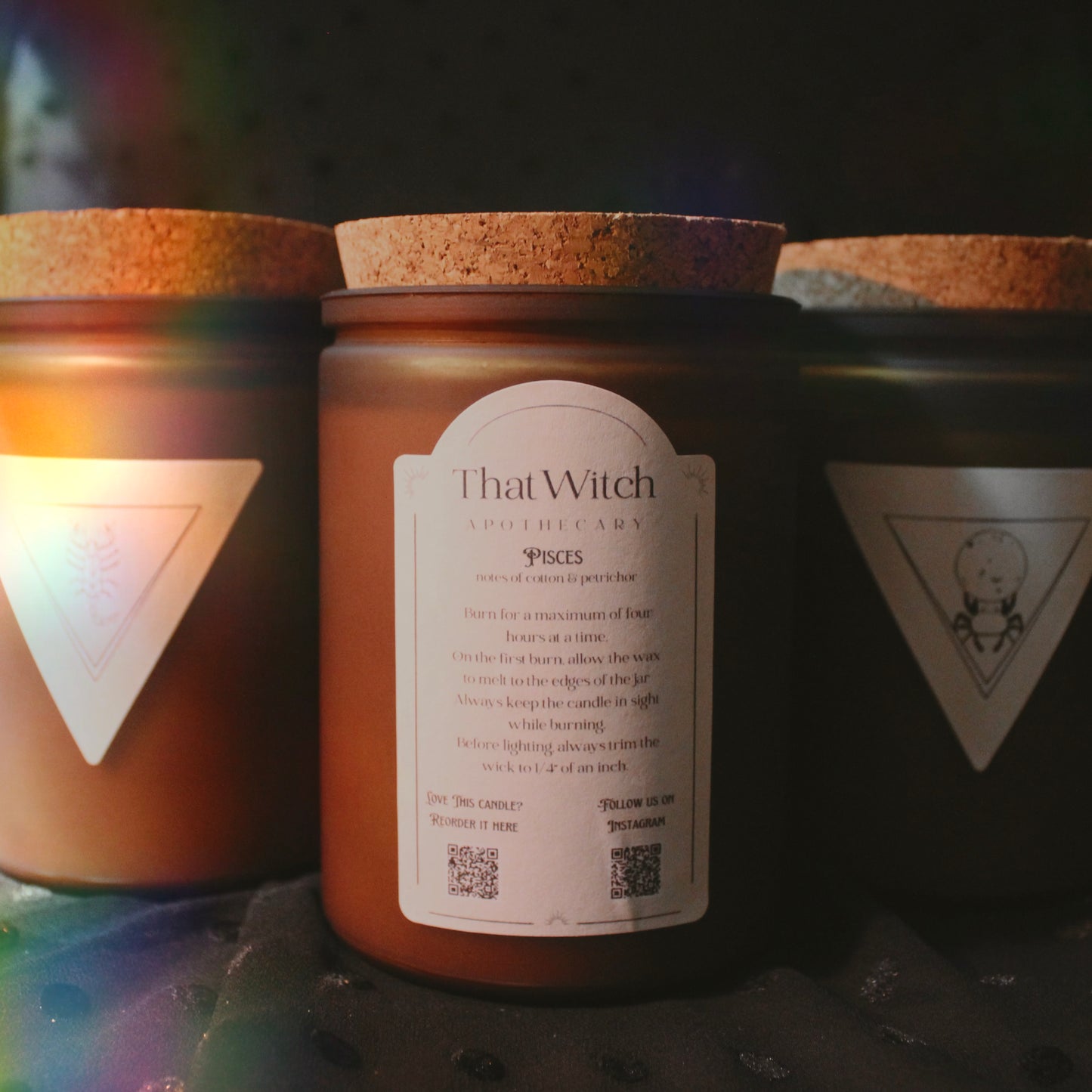 Pisces Candle