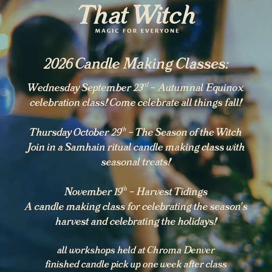 Candle Making Workshop!