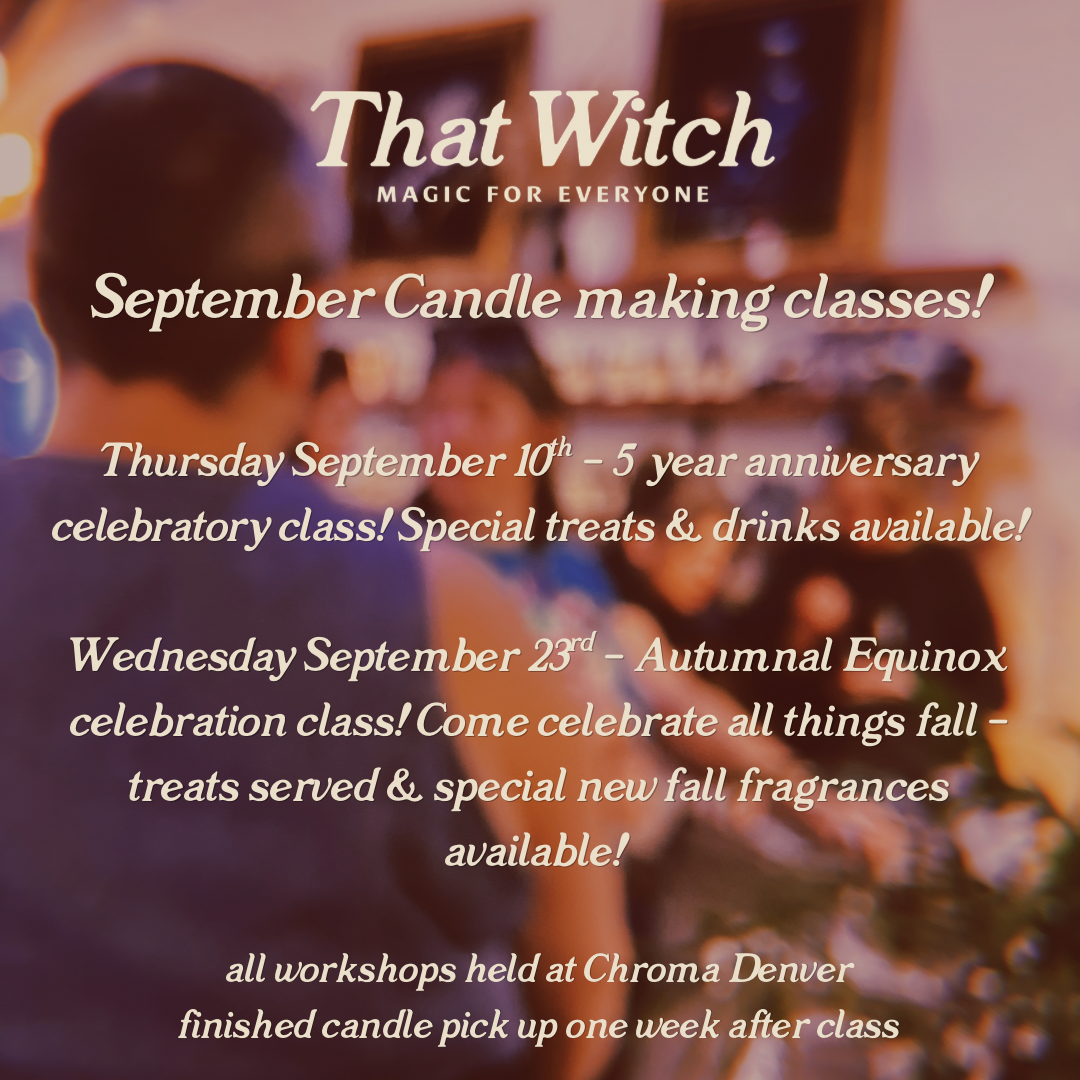 Candle Making Workshop!