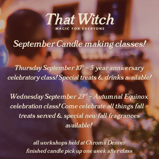 Candle Making Workshop!